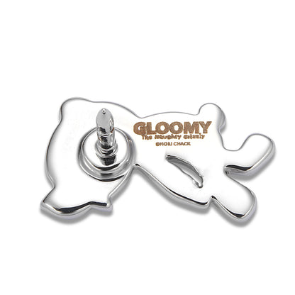 【ジュエリー】GLOOMY Silhouette Pin Broach/Rhodium