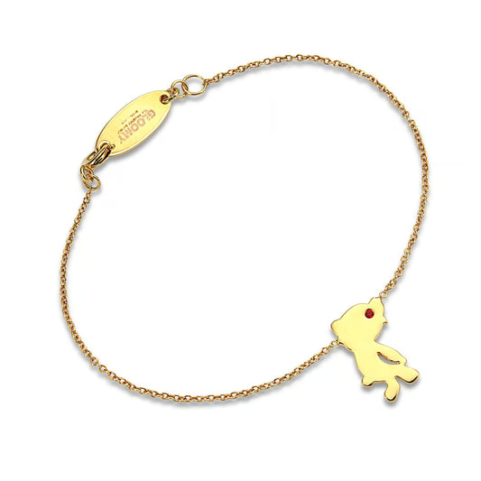 【ジュエリー】GLOOMY Silhouette Bracelet/Gold