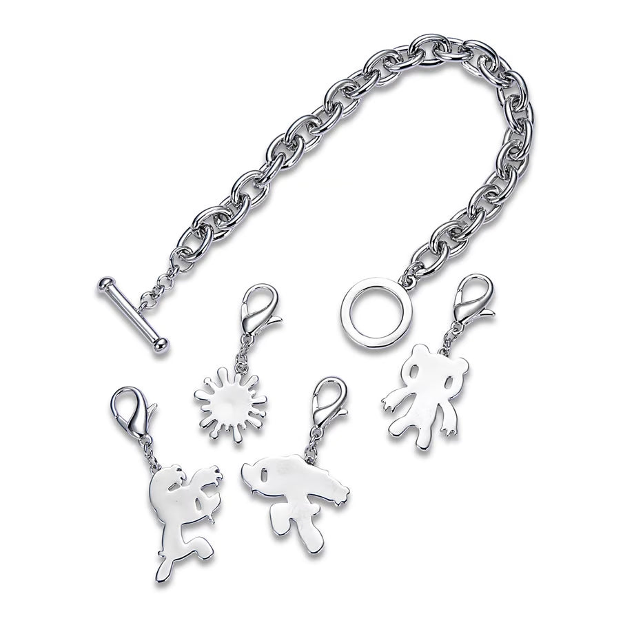 【ジュエリー】GLOOMY Silhouette Charm Bracelet