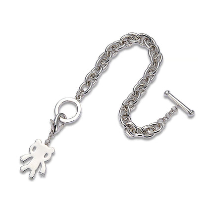 【ジュエリー】GLOOMY Silhouette Charm Bracelet