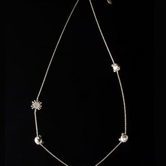 【ジュエリー】GLOOMY Long Necklace/Antique Silver