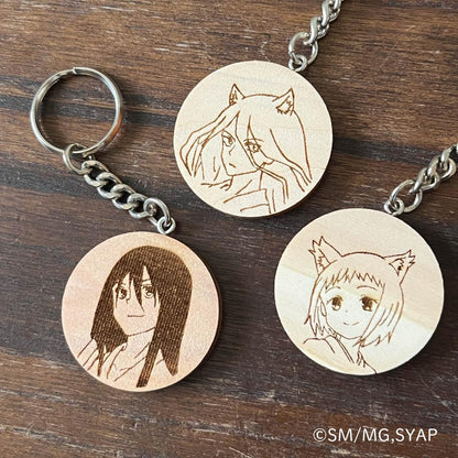 Sengoku Youko Wooden Keychain