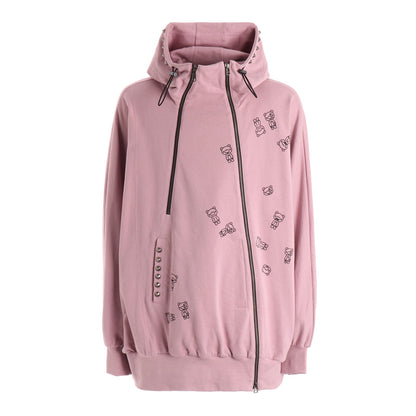 Ground Y × GLOOMY INVERTED V HOODIE（PINK）