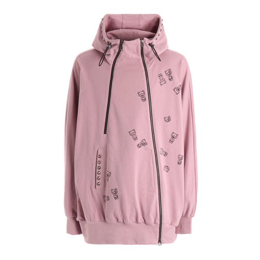 Ground Y × GLOOMY INVERTED V HOODIE（PINK）