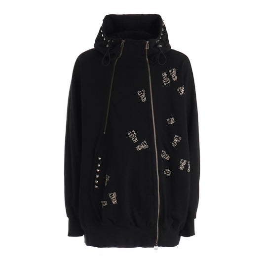 Ground Y × GLOOMY INVERTED V HOODIE（BLACK）